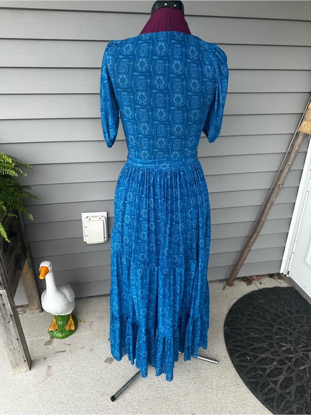 RARE HTF Blackmilk Zelda Sheikah Slate Dress - Picture 2 of 3